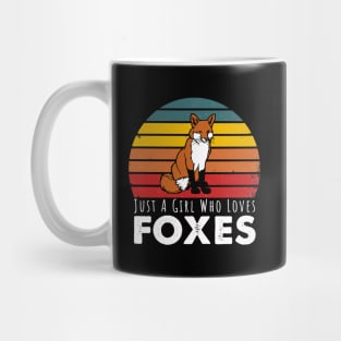 Just A Girl Who Loves Foxes Mug